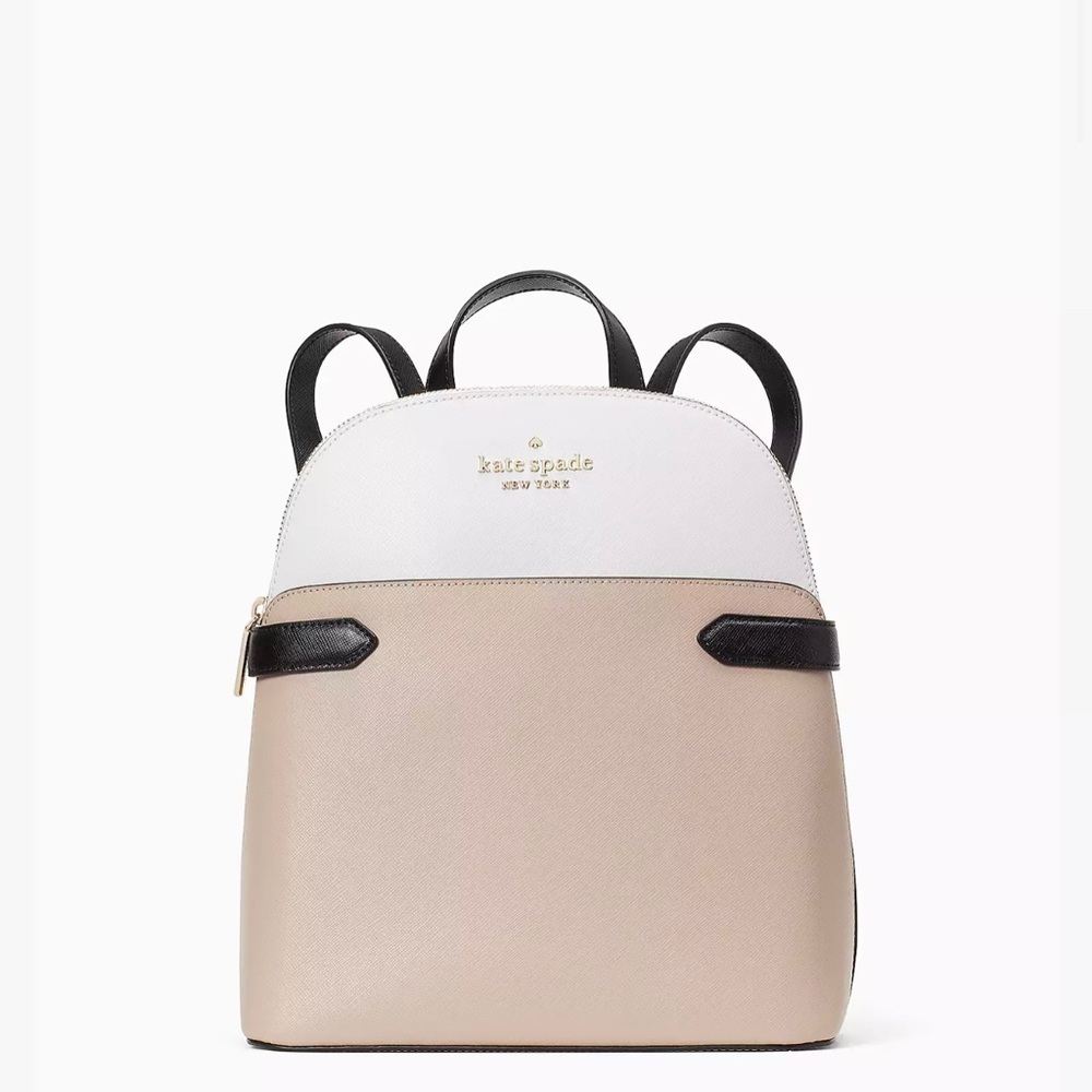 Kate spade Staci Dome backpack. Color. Warm beige multi